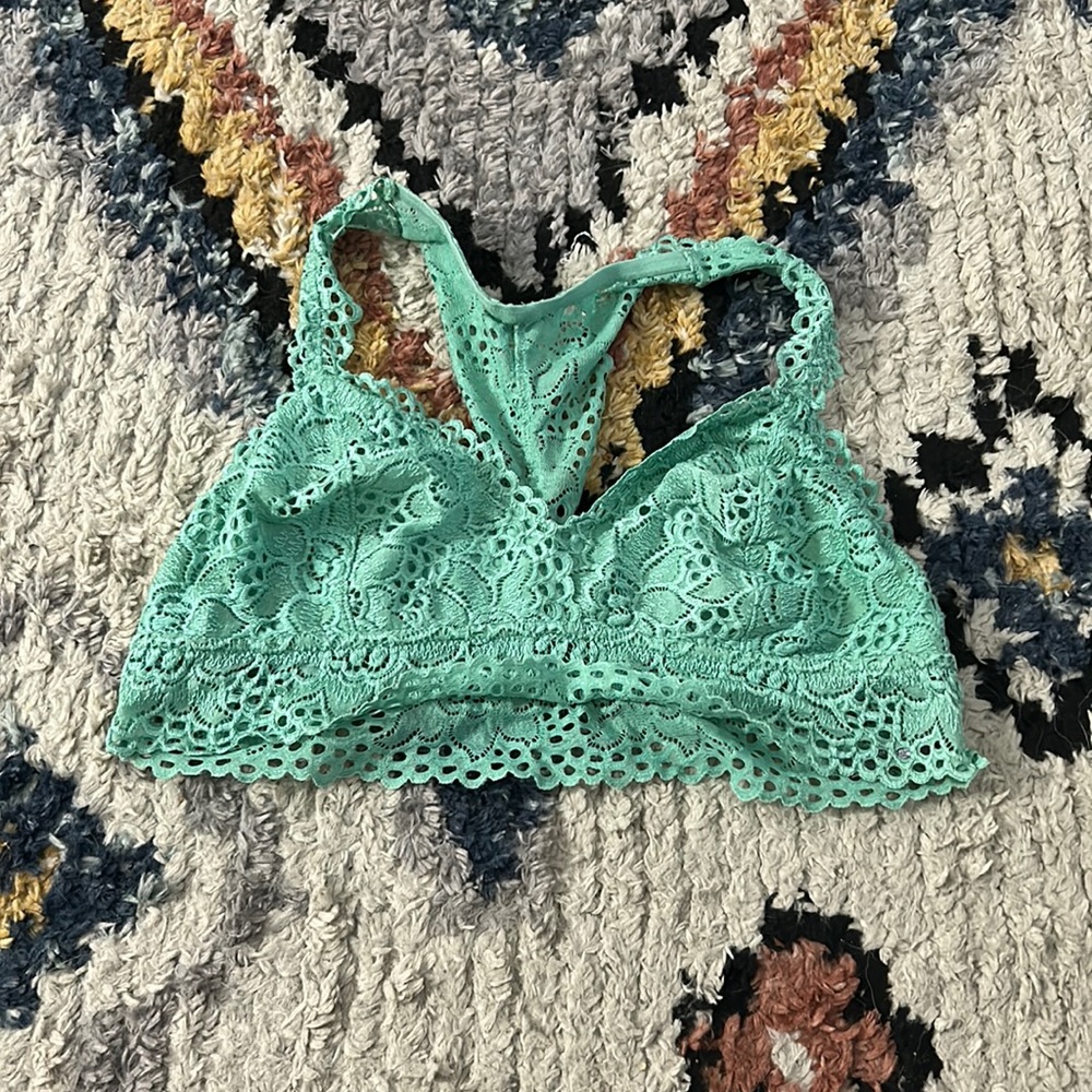 Aerie teal XL racerback bralette